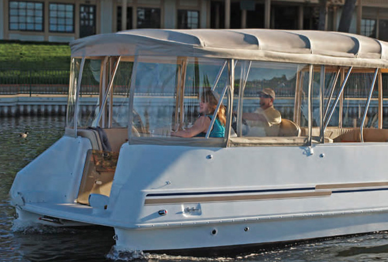 ElectraCraft electric boat on the water